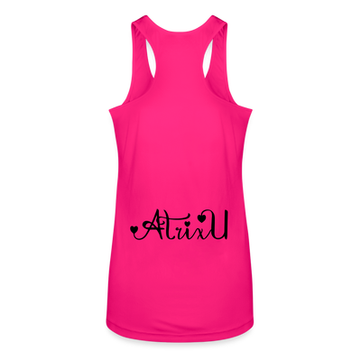 OBDUCTION Women’s Performance Racerback Tank Top - hot pink