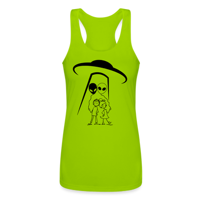 OBDUCTION Women’s Performance Racerback Tank Top - lime