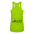 OBDUCTION Women’s Performance Racerback Tank Top - lime