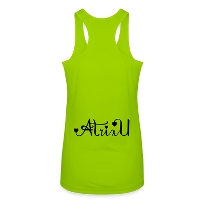 OBDUCTION Women’s Performance Racerback Tank Top - lime
