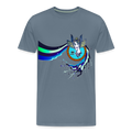 LYD COLLECTION "Zafira" Men's Premium T-Shirt - steel blue
