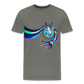 LYD COLLECTION "Zafira" Men's Premium T-Shirt - asphalt gray