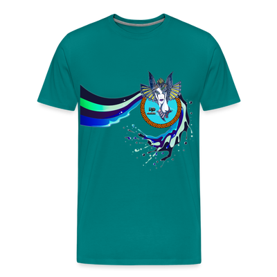 LYD COLLECTION "Zafira" Men's Premium T-Shirt - teal