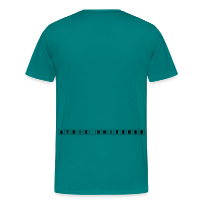 LYD COLLECTION "Zafira" Men's Premium T-Shirt - teal