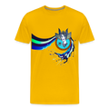 LYD COLLECTION "Zafira" Men's Premium T-Shirt - sun yellow