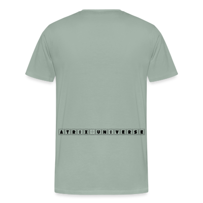 LYD COLLECTION "Zafira" Men's Premium T-Shirt - steel green