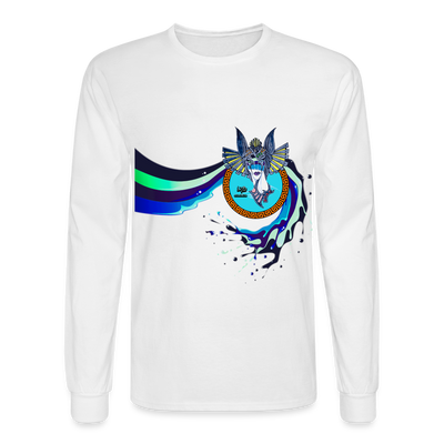 LYD COLLECTION "ZAFIRA" Men's Long Sleeve T-Shirt - white