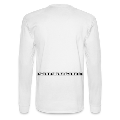LYD COLLECTION "ZAFIRA" Men's Long Sleeve T-Shirt - white