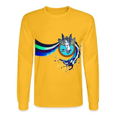 LYD COLLECTION "ZAFIRA" Men's Long Sleeve T-Shirt - gold