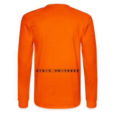 LYD COLLECTION "ZAFIRA" Men's Long Sleeve T-Shirt - orange