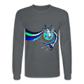 LYD COLLECTION "ZAFIRA" Men's Long Sleeve T-Shirt - charcoal