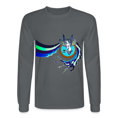 LYD COLLECTION "ZAFIRA" Men's Long Sleeve T-Shirt - charcoal