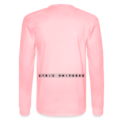 LYD COLLECTION "ZAFIRA" Men's Long Sleeve T-Shirt - pink