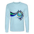 LYD COLLECTION "ZAFIRA" Men's Long Sleeve T-Shirt - powder blue