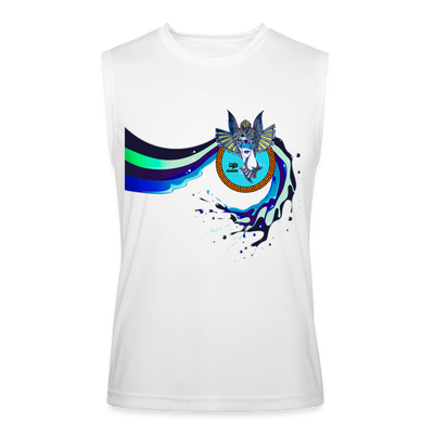 LYD COLLECTION "ZAFIRA" Men’s Performance Sleeveless Shirt - white