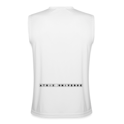 LYD COLLECTION "ZAFIRA" Men’s Performance Sleeveless Shirt - white