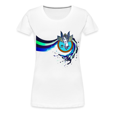 LYD COLLECTION "ZAFIRA" Women’s Premium T-Shirt - white