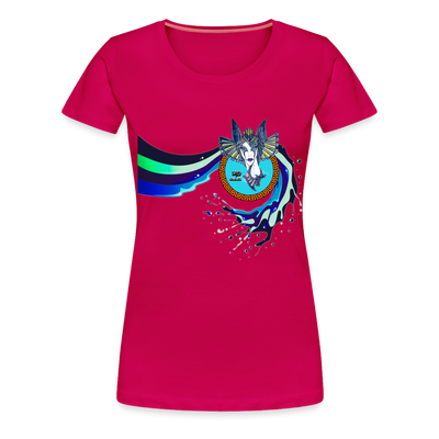LYD COLLECTION "ZAFIRA" Women’s Premium T-Shirt - dark pink