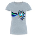 LYD COLLECTION "ZAFIRA" Women’s Premium T-Shirt - heather ice blue