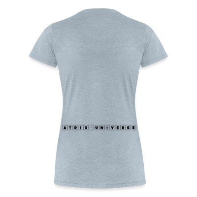 LYD COLLECTION "ZAFIRA" Women’s Premium T-Shirt - heather ice blue