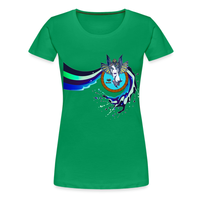 LYD COLLECTION "ZAFIRA" Women’s Premium T-Shirt - kelly green