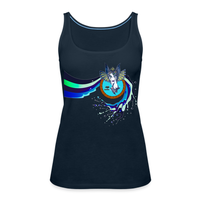 LYD COLLECTION "ZAFIRA" Women’s Premium Tank Top - deep navy