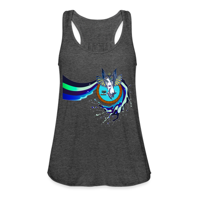 LYD COLLECTION "ZAFIRA" Women's Flowy Tank Top by Bella - deep heather