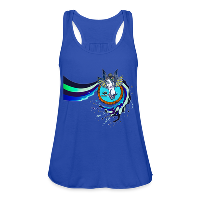 LYD COLLECTION "ZAFIRA" Women's Flowy Tank Top by Bella - royal blue