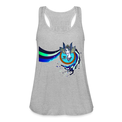 LYD COLLECTION "ZAFIRA" Women's Flowy Tank Top by Bella - heather gray