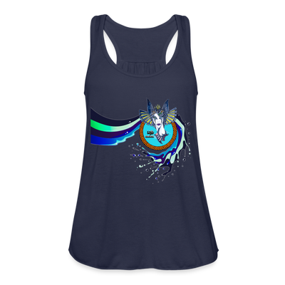 LYD COLLECTION "ZAFIRA" Women's Flowy Tank Top by Bella - navy