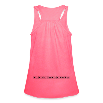 LYD COLLECTION "ZAFIRA" Women's Flowy Tank Top by Bella - neon pink