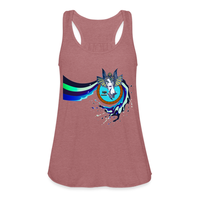 LYD COLLECTION "ZAFIRA" Women's Flowy Tank Top by Bella - mauve