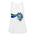 "Zafira" Women's Flowy Tank Top by Bella - white