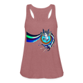 "Zafira" Women's Flowy Tank Top by Bella - mauve